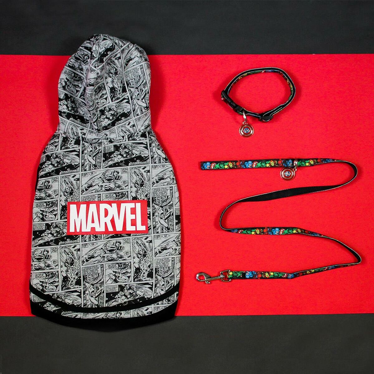 Dog Sweatshirt Marvel S Grå